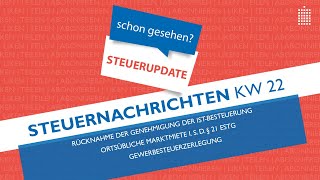 Steuernachrichten  Update 222021  Kostenlos amp schnell informiert [upl. by Naveb]