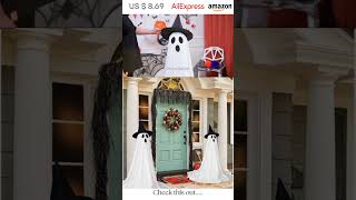 Halloween Ghost Lights  Spooky Outdoor amp Indoor Decor with Remote Control 🎃 shorts trendingshorts [upl. by Davina]