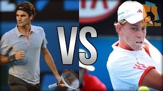 Roger Federer Vs James Duckworth Australian Open 2014 Highlights [upl. by Une]