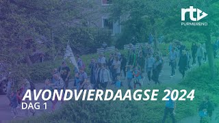 Dag 1 Avondvierdaagse Purmerend 2024 [upl. by Jolenta]