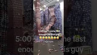 What would you do fyp viral momentsbeforedisaster cans forklift [upl. by Kristyn947]