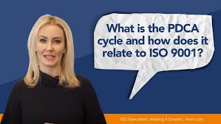 👉 What is the PDCA cycle and how does it relate to ISO 9001 [upl. by Wilmette520]