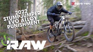 2022 STUMPJUMPER EVO ALLOY Test Laps  Vital RAW with Jonny Simonetti [upl. by Nertie]