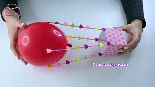 ¿Cómo hacer un globo aerostático para centro de mesa🎈How to make a hot air balloon to decorate [upl. by Loraine87]