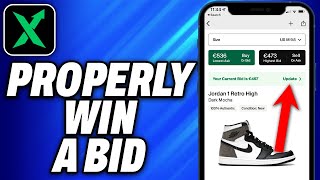 How To Properly Win A Bid On Stockx 2024  Easy Fix [upl. by Pontus]