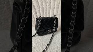 Classic Chanel Square Leather Crossbody Bag chanelbag chanelclassic luxurybags luxuryfashion [upl. by Hettie]