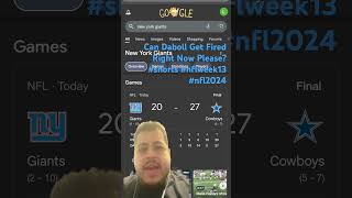 Can Daboll Get Fired Right Now Please shorts nflweek13 nfl2024 [upl. by Dahc]