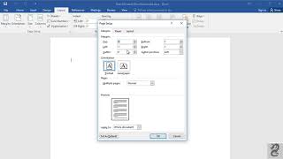 How to set 1 inch Margins in Word [upl. by Blase]