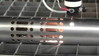 Kern Laser Systems Pipe Cutting with 150W CO2 Laser [upl. by Bard391]