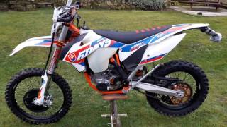 KTM EXC 450 Sixdays 2016 Slovakia  Bike tour amp start up [upl. by Fevre]