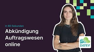 😱 Programmabkündigung im Auftragswesen I 60 Sekunden DATEV [upl. by Adila]