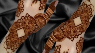 Stylish amp Attractive Back Hand Mehndi Designs ll Easy Latest Arabic Mehndi Design l New Henna Design [upl. by Adnauq]