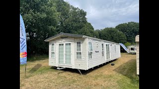 Mobilheim West Nordhorn Westwood 12x4 €45000 Doppelglas Zentralheizung [upl. by Ardnik557]