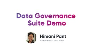 Data Governance Platform Demonstration [upl. by Vergil]