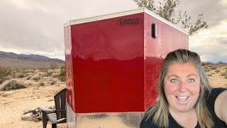 Insulating My 5x8 Cargo Trailer with cost breakdown [upl. by Anatola]