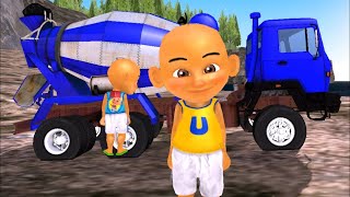 Upin Ipin Opah Pergi Ke Desa Bawa Truk Oleng Truk Molen dan Bus Basuri  GTA SA [upl. by Astera]