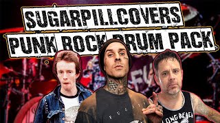 SugarpillCovers Drums  Try My Awesome Punk Rock Drum Pack [upl. by Lorilee]