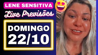 LENE SENSITIVA LIVE COM PREVISÕES DOMINGO 221023❤️🤩 [upl. by Fitting425]