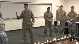 MCCC Students Conduct Company Combined Arms Rehearsal [upl. by Bear]