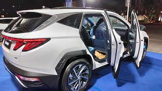 All New  2023 Hyundai Tucson  White Color  exterior and interior [upl. by Lyndon11]