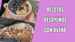 IDEAS DE DESAYUNO CON AVENA Y CLARAS Carrot Cake🥕 bizcocho de fruta 🍏 gofres 🧇… [upl. by Hardden]