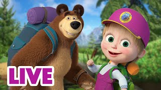 🔴 LIVE STREAM 🎬 Masha and the Bear 🗺️ Time to explore 🔍👀 [upl. by Richman]