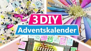 Adventskalender selber machen für Freundin Freund Mama Papa  3 tolle Ideen  DIY Inspiration [upl. by Spike]