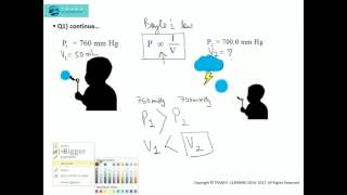 BOYLES LAW  How to solve Boyles law problems PRESSURE VS VOLUME [upl. by Ahsitneuq]