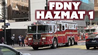 FDNY HAZMAT 1 Responds [upl. by Lu]