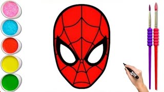 How to Draw Spider man easily  Spider man art  Draw Spider man [upl. by Atilrak]