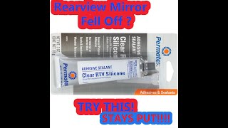 The Best Rearview Mirror Adhesive Hands Down [upl. by Aneelahs]