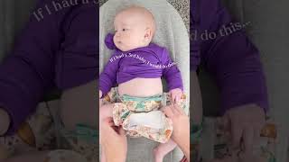 I love preflats for newborn babies clothdiapers baby newmom mom babydiapers pregnancy [upl. by Boggs]