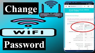 How to Change Wifi Password in Mobile [upl. by Lubbi]