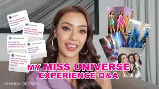 My Miss Universe Experience QampA  Amanda Obdam [upl. by Nagap]