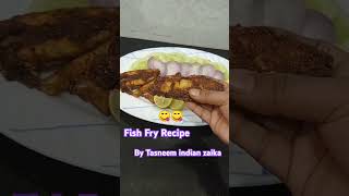 fish fry recipe by Tasneem Indian zaika Macchi Fry 😋😋👌🏾 [upl. by Imoyaba]