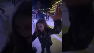 ICE SKATING W THE FAM fall compilation [upl. by Usanis]