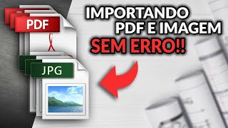 Como Importar Imagem e PDF Para o AutoCAD SEM ERRO SHORTS [upl. by Irrab833]