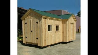 quotThe Heritagequot  Shed Converts into Off Grid Tiny House with Solar Plumbing Wood Stove Electrical [upl. by Marvin]