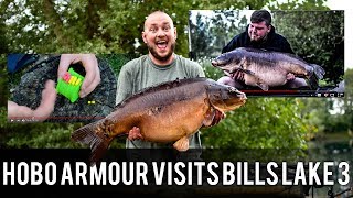 Hobo Armour visits Bills Lake 3  Carp Fishing  WWWHOBOARMOURCOM [upl. by Fay79]