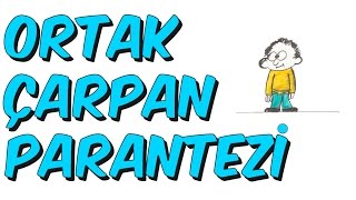 4dkda ORTAK ÇARPAN PARANTEZ  6Sınıf [upl. by Dauf652]