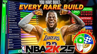 ALL RARE BUILDS ON NBA 2K25  HIBACHI  INSTRUMENT OF BUCKETS  THREE POINT TITAN  ALL BUILDS [upl. by Lepp854]