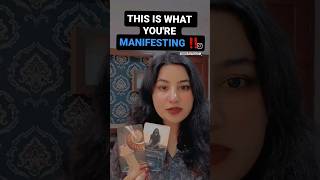 WHAT amp WHO ARE YOU MANIFESTING 🌠 tarotreading tarot short manifestation shorts lawofattraction [upl. by Aita759]