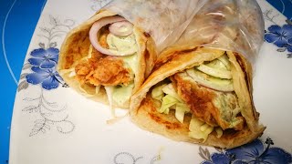 Zingeratha KFC Style  Zinger Paratha Roll Recipe  Zinger Roll  MN Creates [upl. by Pontias]