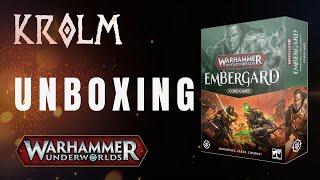 Krolm Unboxing Warhammer Underworlds Embergard [upl. by Yelir]