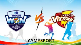 Live WOORI CARD VS KEPCO VIXTORM  KOREA VLEAGUE MEN 20242025 [upl. by Sehcaep91]