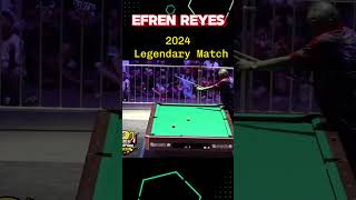 Efren quotBataquot Reyes Shines at the 2024 Legendary Match pool billiardstv [upl. by Aleafar]