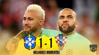 Brasil x Croácia  Melhores momentos  HD  Copa 2022 [upl. by Aeki]