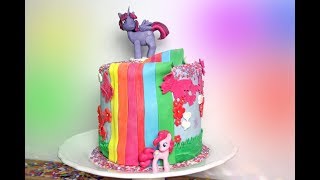 Tort My Little Pony jak zrobić  Mega porażka z masą cukrową [upl. by Ralli]