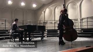 Jaein Ku  Beethoven Sonatina for Double Bass SMA Chamber amp Solo Concert 2022 [upl. by Atreb]