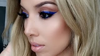 Cobalt Blue Liner Tutorial  LustreLux [upl. by Darlene]